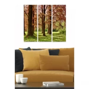 Image of MDF3229512 Multicolor Decorative MDF Painting (3 Pieces)