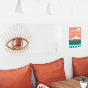 Image of Sydney Multicolor Decorative Metal Wall Accessory