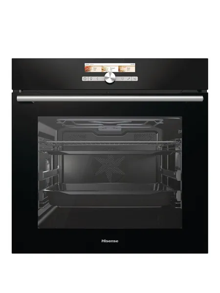 Image of Hisense BAS6AH8BUKWF BAS6AH8BUKWF 77l Built In Smart Single Oven - Jet Black Hisense BAS6AH8BUKWF