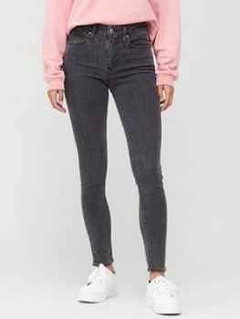 Image of Levis 721 High Rise Skinny Jeans - Black