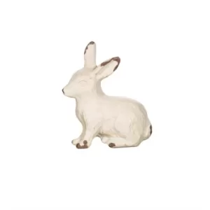 Image of Antique White Rabbit Drawer Knob