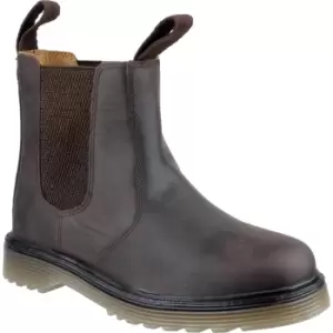 Image of Amblers Mens Chelmsford Dealer Boots Brown Size 6