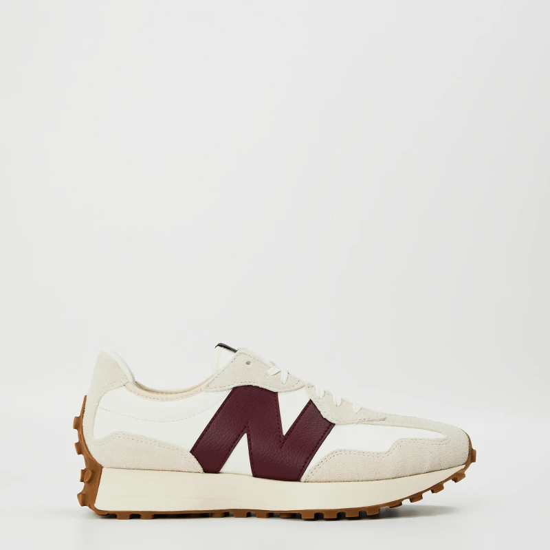 Image of New Balance Moonbeam With Classic Burgundy 327 Shoes Cream Female 8 226430UK