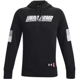 Image of Under Armour Baseline Fleece Pull Over Hoody Mens - Black