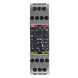 Image of ABB 24 V dc Safety Relay - With 2 Safety Contacts, Automatic, Manual Reset