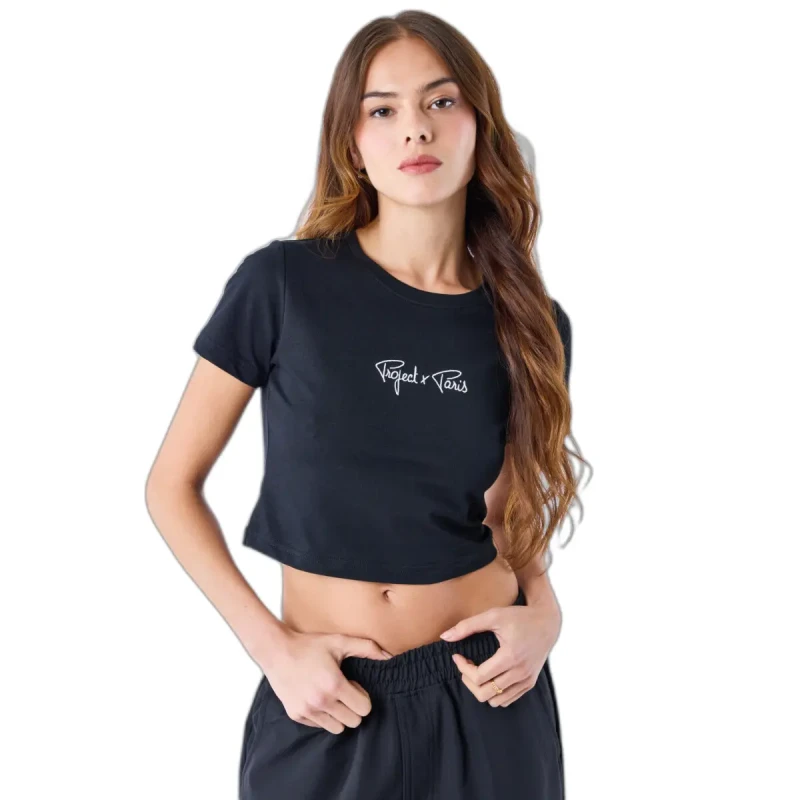 Image of Project X Paris Womens T-Shirt Project X Paris Noir Female XS F241020_BKOW