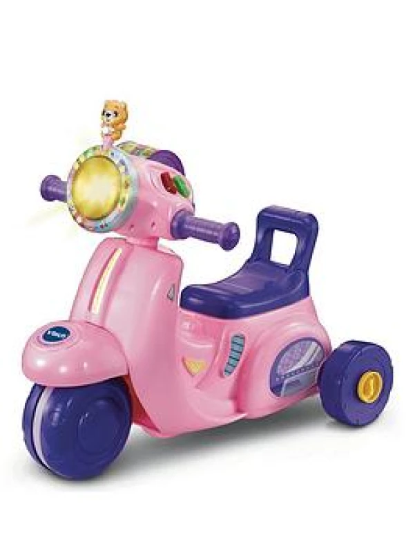 Image of VTech Vtech 2-in-1 Ride & Balance Scooter pink