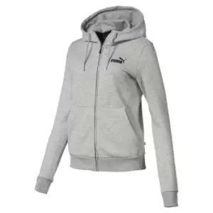 Image of Puma Essential Zip Hoodie Womens - Grey