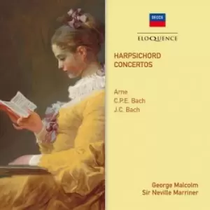 Image of George Malcolm Harpsichord Concertos by Thomas Arne CD Album