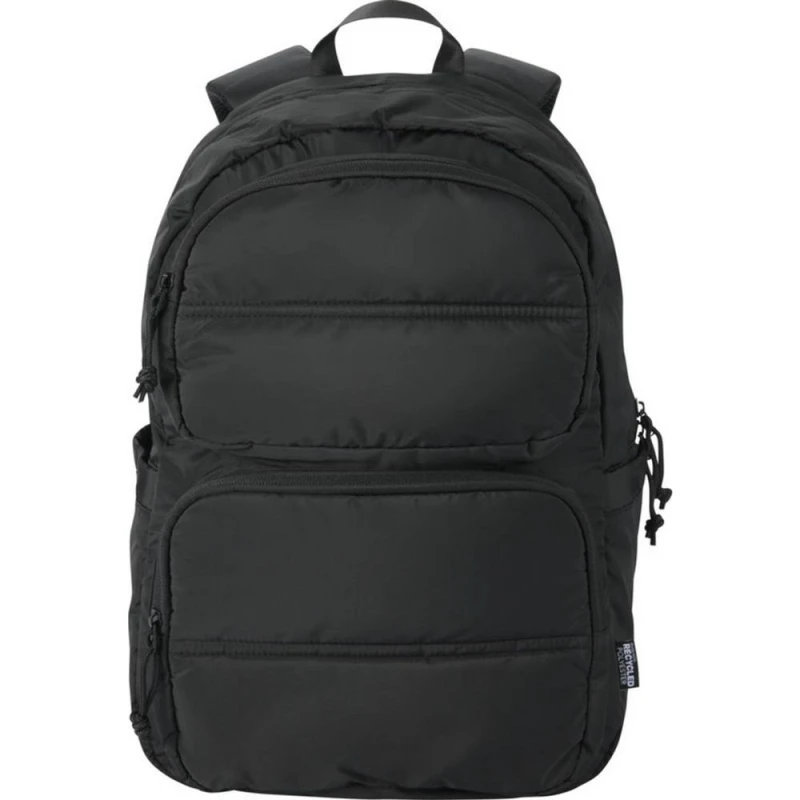 Image of Floso Mens Puffer 18L Laptop Backpack in Black Male