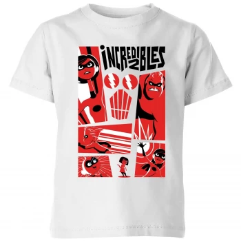 Image of The Incredibles 2 Poster Kids T-Shirt - White - 7-8 Years - White