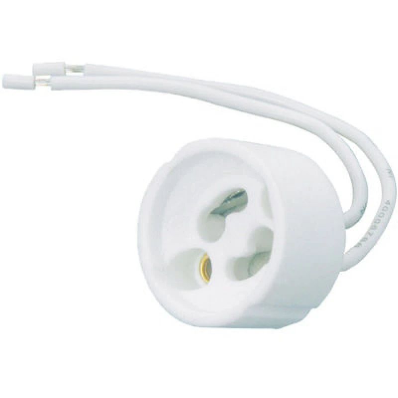 Image of Loops 2x GU10 Bayonet Light Bulb/Lamp Fitting Ceramic LED Holder Connector Downlight Multi