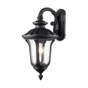 Image of Chicago Outdoor Wall Lantern Textured Black, IP44