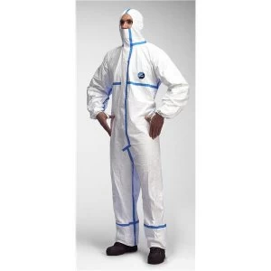 Image of Tyvek DuPont Classic Plus Hooded Coverall Medium White