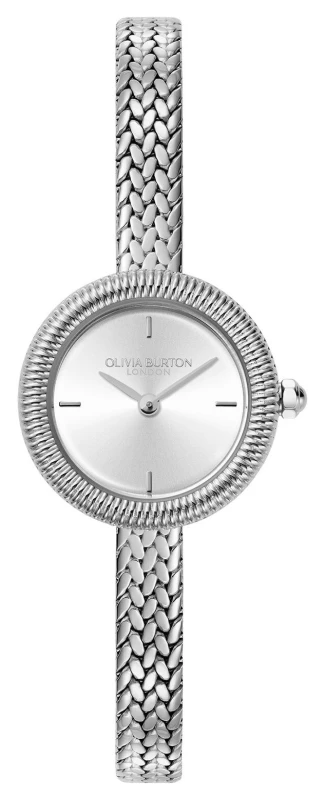 Image of Olivia Burton 24000278 Classic Finery (20mm) Silver Sunray Watch