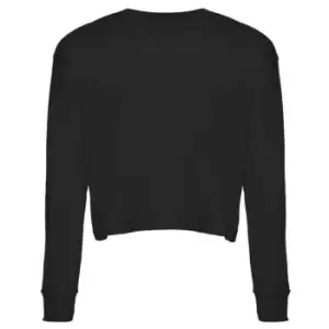 Image of Next Level Womens/Ladies Long-Sleeved T-Shirt (L) (Black)