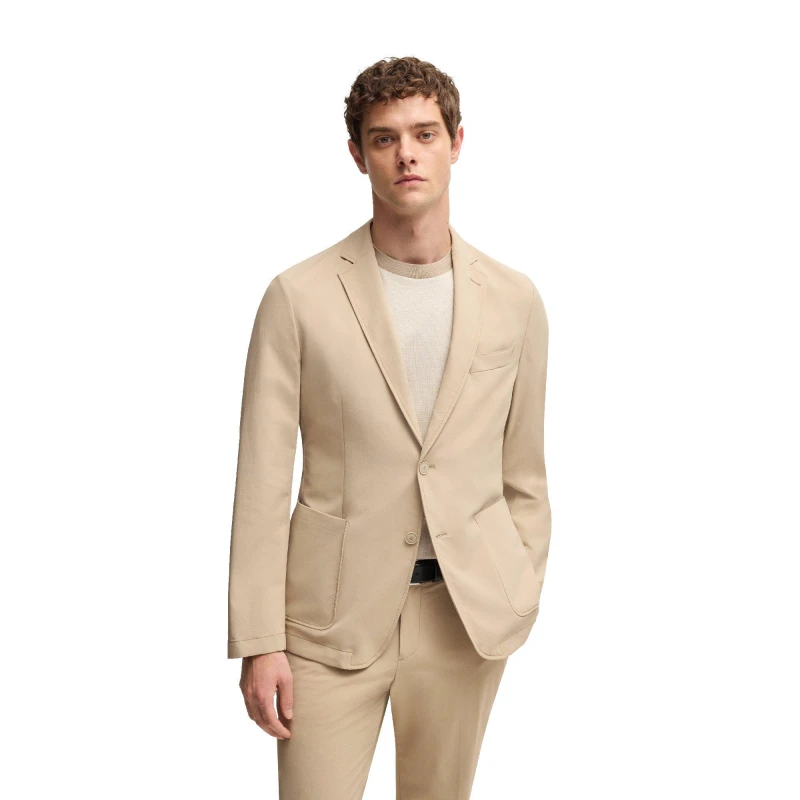 Image of Boss Mens Formal Jacket Light Beige male 36 (46)
