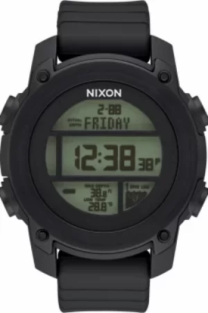 Image of Mens Nixon The Unit Drive Alarm Chronograph Watch A962-001