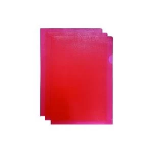 Image of Q-Connect Cut Flush Folder A4 Red Pack of 100 KF01485
