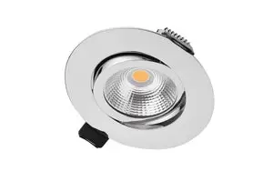 Image of Integral LED Ultra Slim Tiltable Downlight 6.5W 65mm Cut out 3000K 650lm Dimmable - ILDL65L004