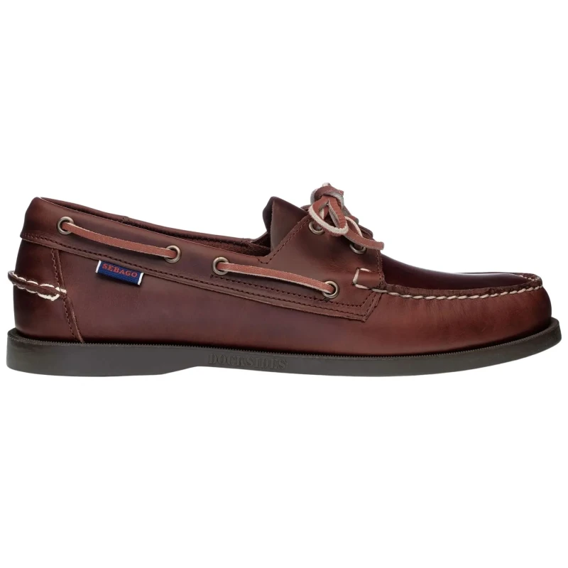 Image of Sebago Boat shoes Sebago Portland Waxed Marron Male 46 70000G0-925R