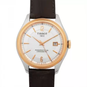 Image of T-Classic Ballade Powermatic 80 Cosc Automatic Silver Dial Mens Watch