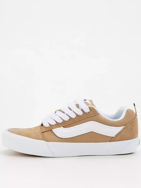 Image of Vans knu skool trainers in beige Beige UK 6 (EU 39)