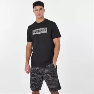 Image of Everlast Camo Longline T-Shirt - Black