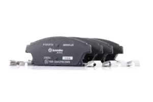 Image of BREMBO Brake pad set OPEL,CHEVROLET,CADILLAC P 59 077X 13412809,22737859,93723740 13301234,13412810,22799077,13301234,13412810,1605135,1605178,1605263