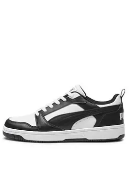 Image of Puma Rebound V6 Low Trainers, Black, Size 8, Men