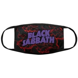 Image of Black Sabbath - Red Thunder V. 2 Face Mask - Black