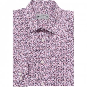 Image of Turner and Sanderson Claremont Ditsy Floral Printed Shirt - White