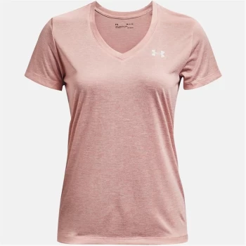 Image of Under Armour Tech Twist T Shirt Ladies - Micro Pink