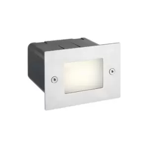 Image of Netlighting Seina Integrated LED Outdoor Recessed Light Marine Grade Brushed Sta