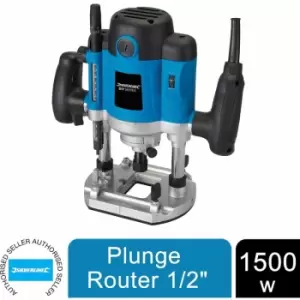 Image of Silverline - Plunge Router Cutter 1/2' 1500W Power Tools 264895
