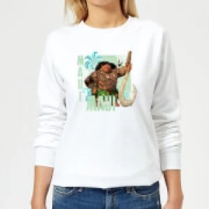 Image of Moana Maui Womens Sweatshirt - White - L