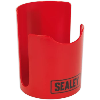 Image of Sealey Magnetic Drinks Cup Holder Red