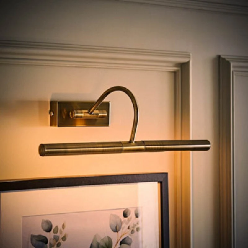 Image of ValueLights ValueLights Capri Pair of Adjustable Twin Bulb Picture Wall Lights with G9 Bulbs in Gold Gold One Size Unisex 5016529061922