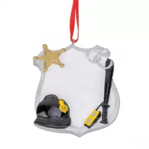 Image of Thank You Personalisable Police Officer Ornament