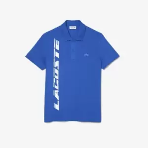 Image of Cotton Mix Polo Shirt in Regular Fit