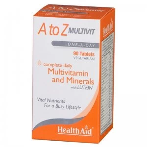 Image of HealthAid A to Z Multivit & Minerals 90 Tablets