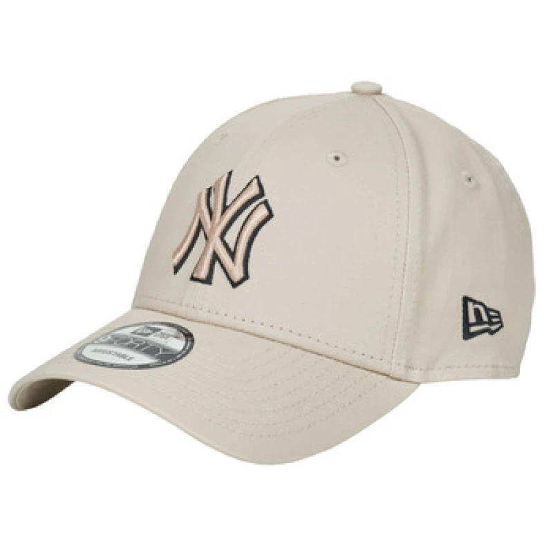 Image of New-Era TEAM OUTLINE 9FORTY NEW YORK YANKEES womens Cap in Beige