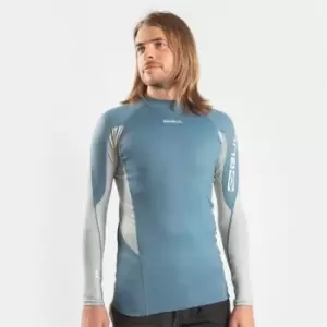 Image of Gul Uv Protection Fl Ls Rashguard - Blue