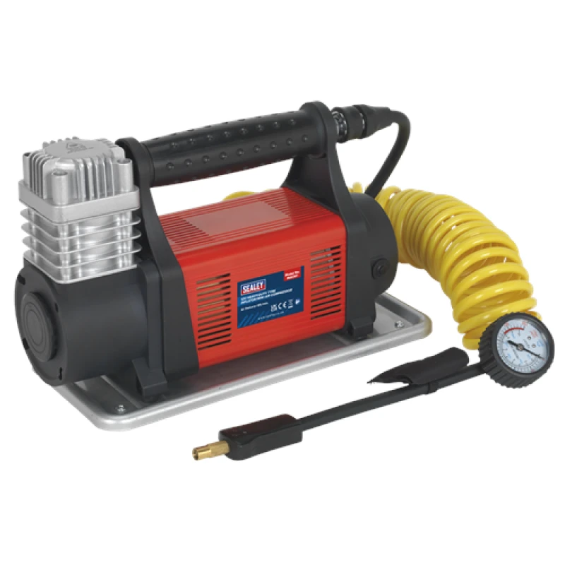 Image of Sealey Tyre Inflator/Mini Air Compressor 12V Heavy Duty MAC07