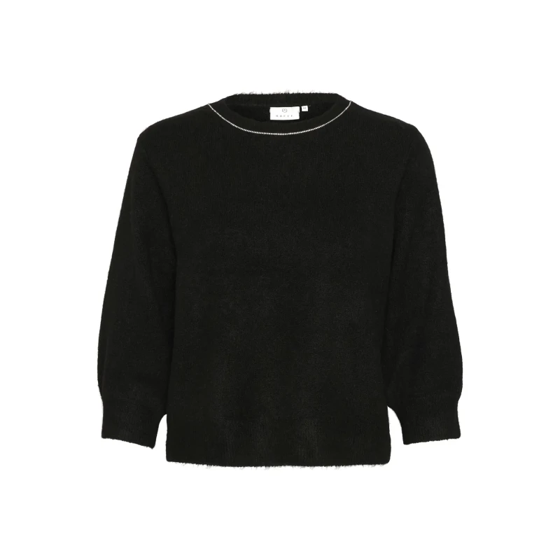 Image of Kaffe Woman sweater KAFFE Meridith Noir Female M