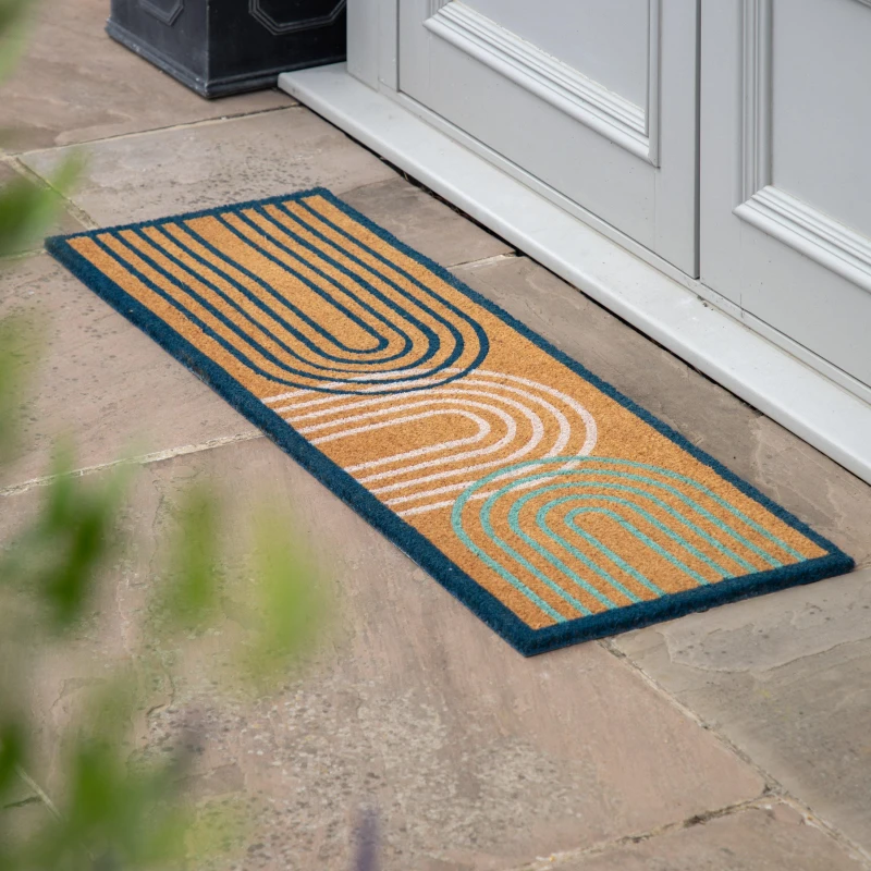 Image of Cedar & Sage Arch Coir Double Doormat