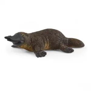 Image of Schleich Wild Life Platypus Toy Figure-Black/Brown