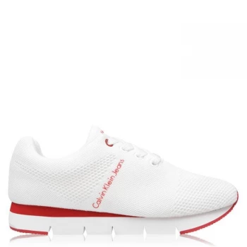 Image of Calvin Klein Jeans Tada Trainers Ladies - White