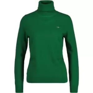 Image of Gant Extrafine Rollneck Lavish Green XS - Green