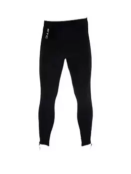 Image of Etc Cycling Full Zip Warm Up Tights - Black Size M Men